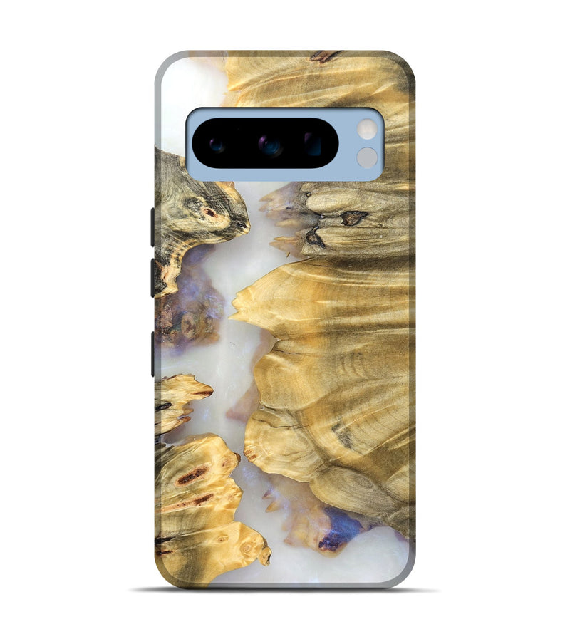 Pixel 8 Pro Wood Live Edge Phone Case - Marley (Clear, 824624)