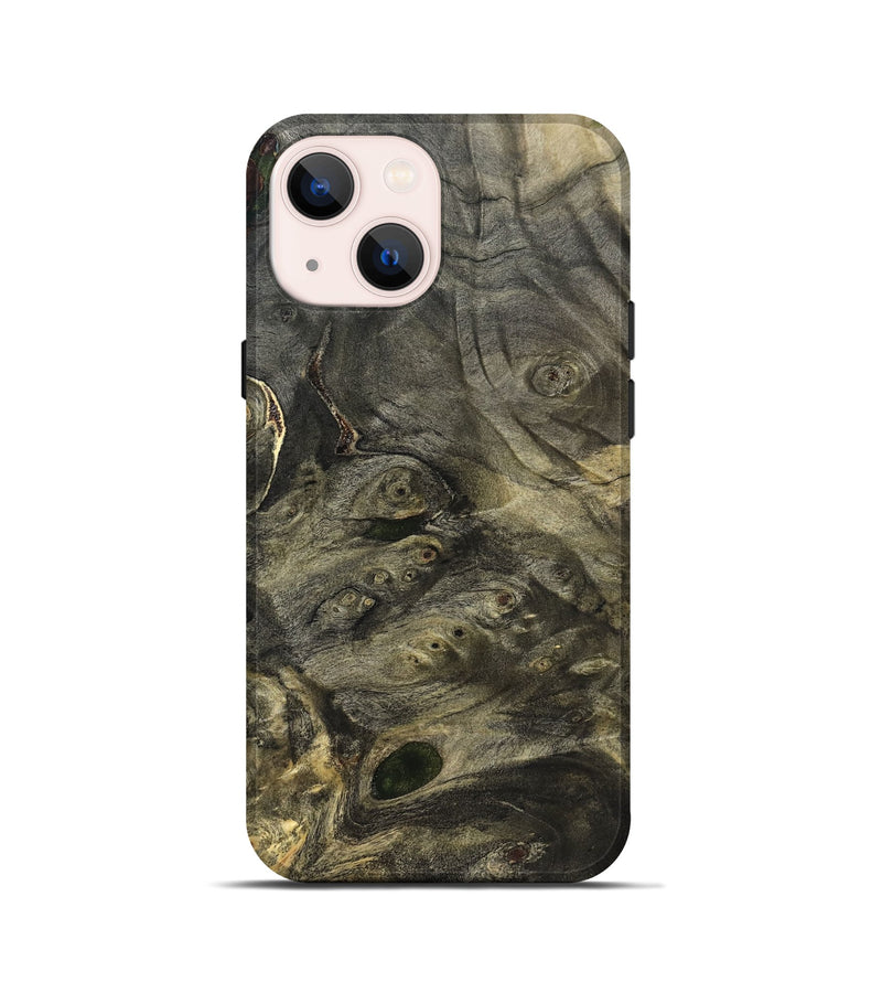 iPhone 13 mini Wood Live Edge Phone Case - Emeline (Solid Wood, 824627)