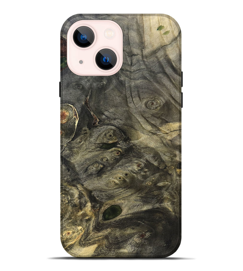 iPhone 14 Plus Wood Live Edge Phone Case - Emeline (Solid Wood, 824627)
