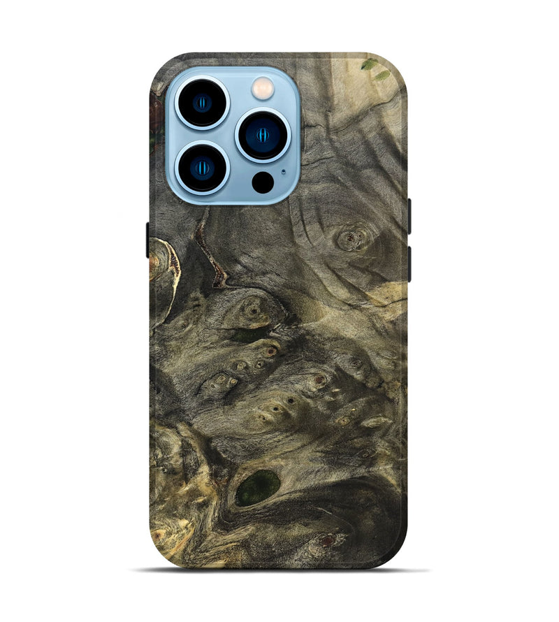 iPhone 14 Pro Wood Live Edge Phone Case - Emeline (Solid Wood, 824627)