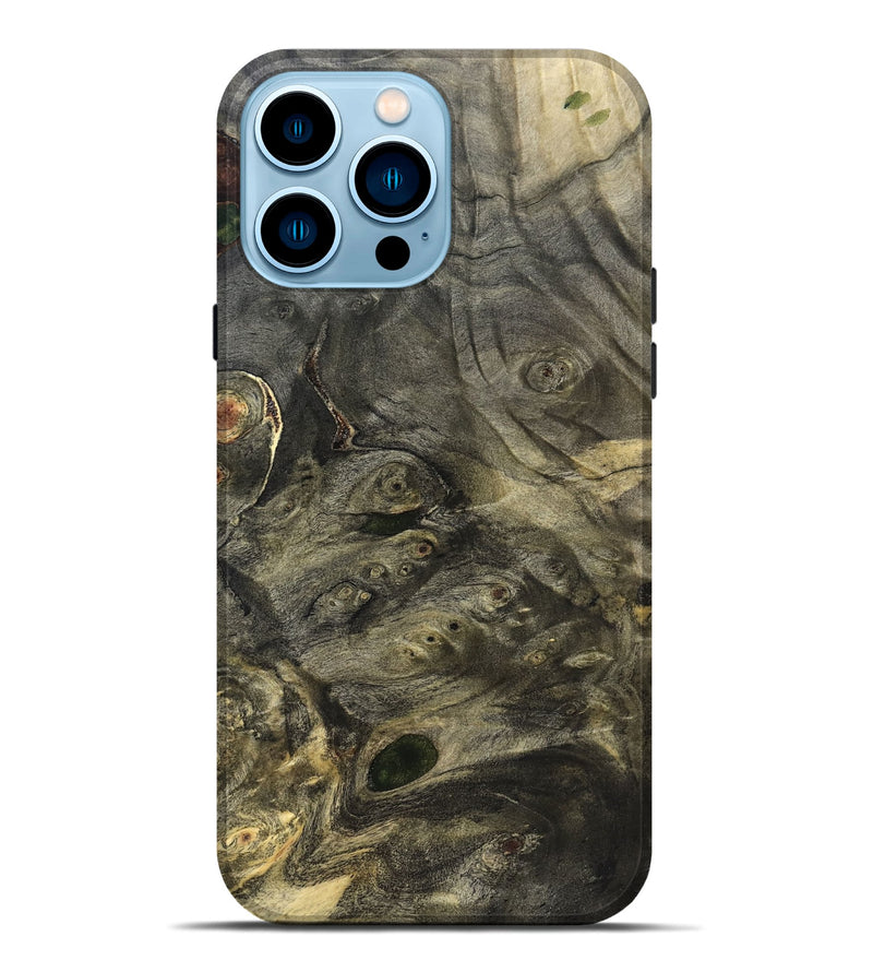iPhone 14 Pro Max Wood Live Edge Phone Case - Emeline (Solid Wood, 824627)