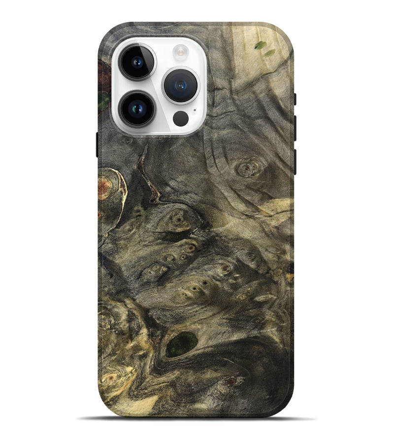 iPhone 15 Pro Max Wood Live Edge Phone Case - Emeline (Solid Wood, 824627)