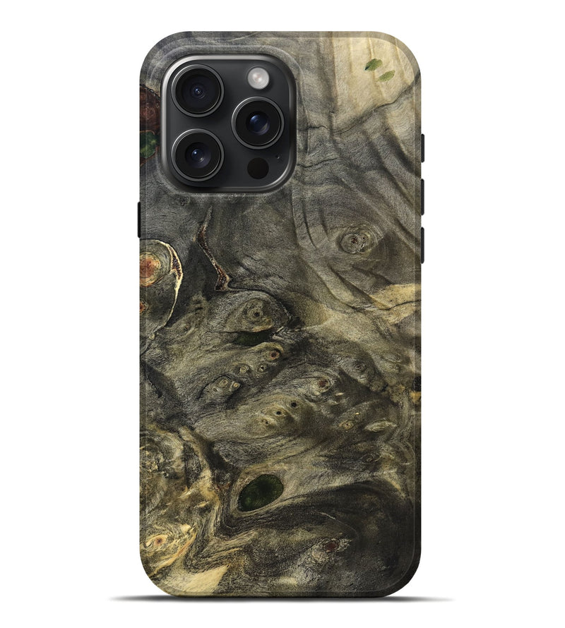 iPhone 16 Pro Max Wood Live Edge Phone Case - Emeline (Solid Wood, 824627)