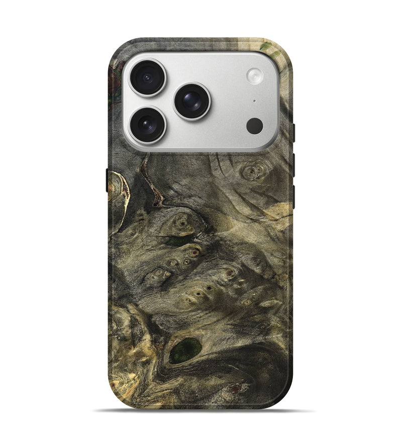 iPhone 17 Pro Wood Live Edge Phone Case - Emeline (Solid Wood, 824627)