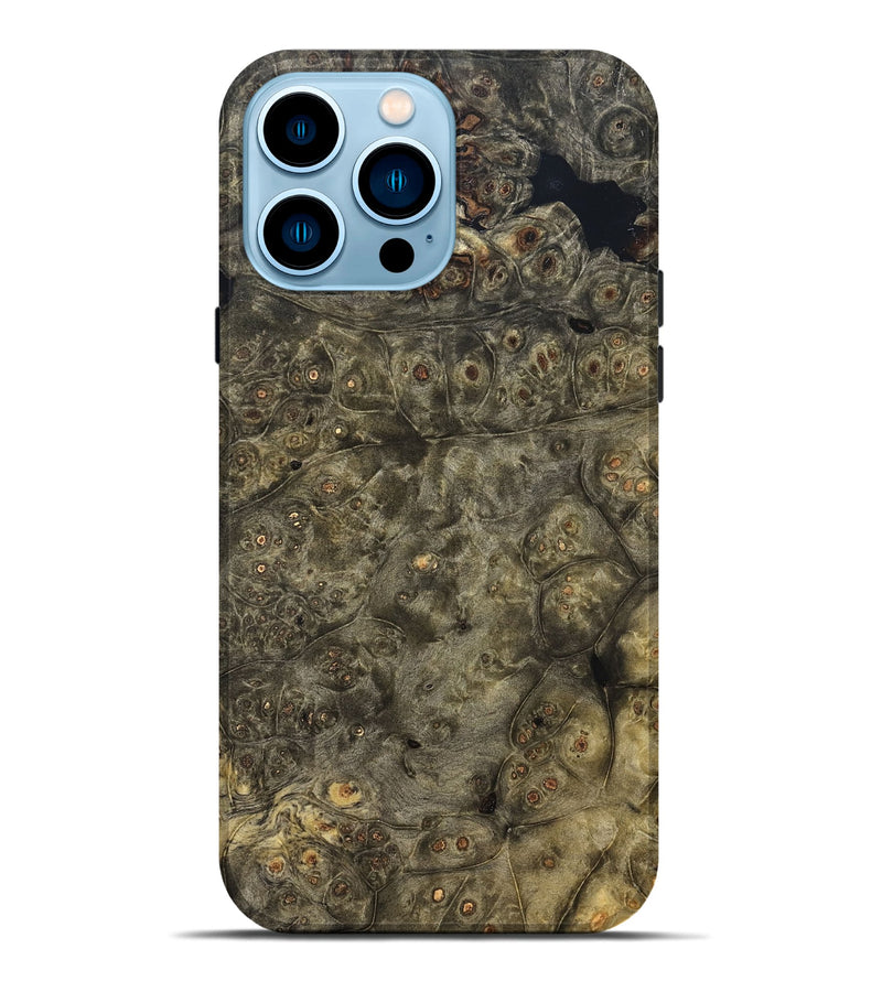 iPhone 14 Pro Max Wood Live Edge Phone Case - Ezra (Solid Wood, 824628)