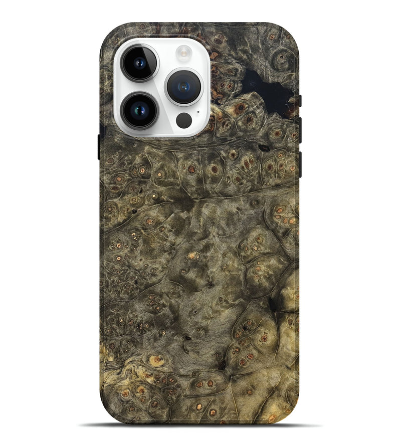 iPhone 15 Pro Max Wood Live Edge Phone Case - Ezra (Solid Wood, 824628)