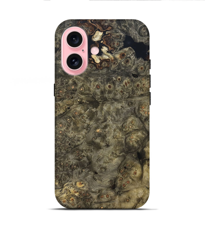 iPhone 16 Wood Live Edge Phone Case - Ezra (Solid Wood, 824628)