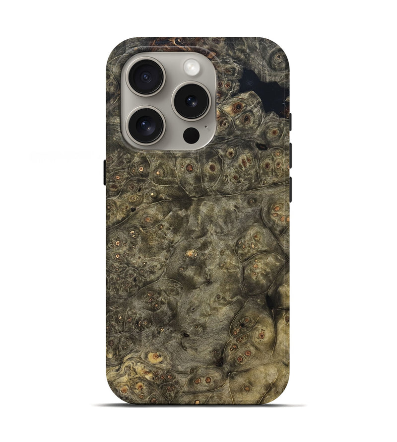 iPhone 16 Pro Wood Live Edge Phone Case - Ezra (Solid Wood, 824628)
