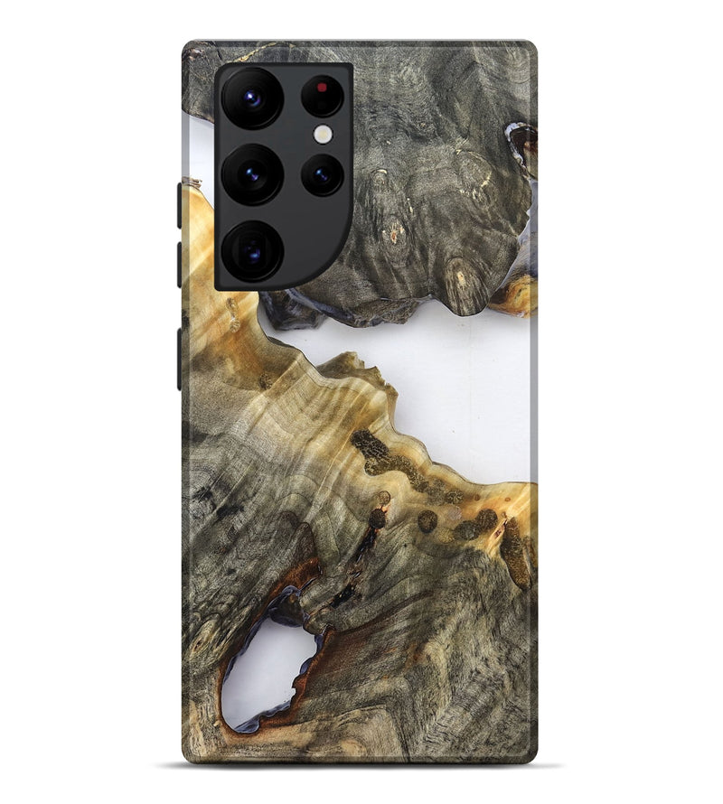 Galaxy S22 Ultra Wood Live Edge Phone Case - Camren (Clear, 824632)