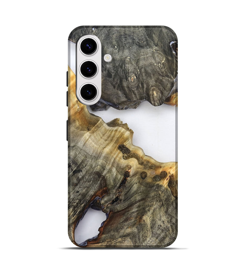 Galaxy S25 Wood Live Edge Phone Case - Camren (Clear, 824632)