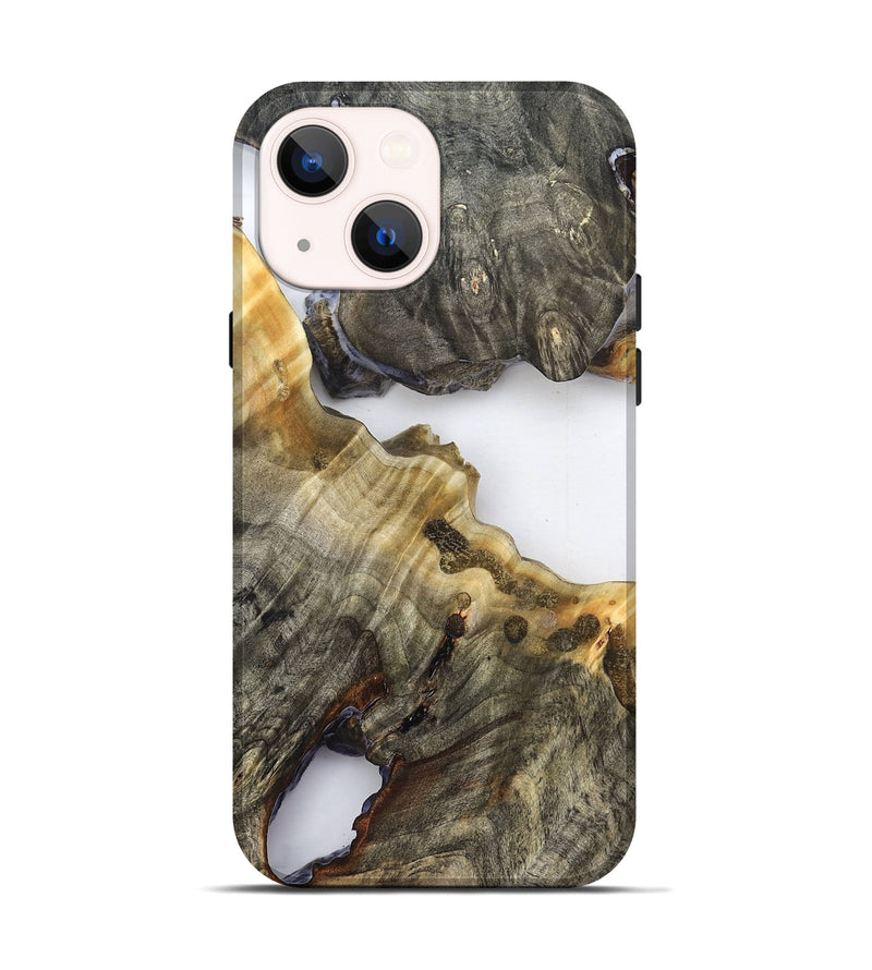 iPhone 14 Wood Live Edge Phone Case - Camren (Clear, 824632)