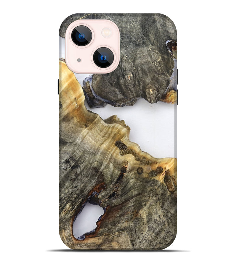 iPhone 14 Plus Wood Live Edge Phone Case - Camren (Clear, 824632)