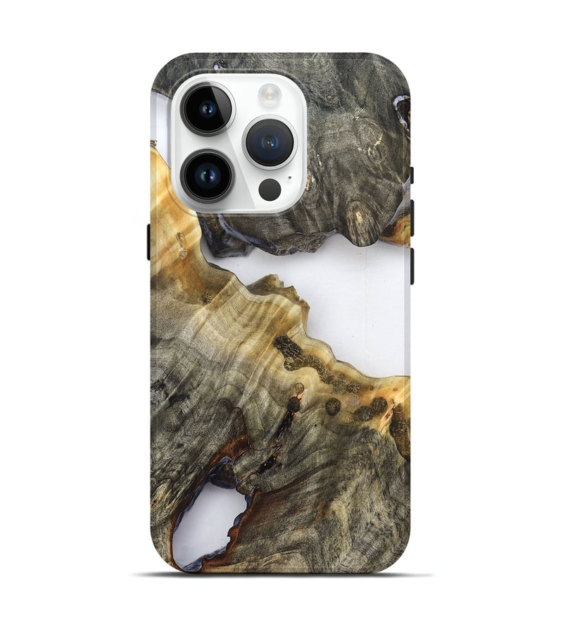 iPhone 15 Pro Wood Live Edge Phone Case - Camren (Clear, 824632)