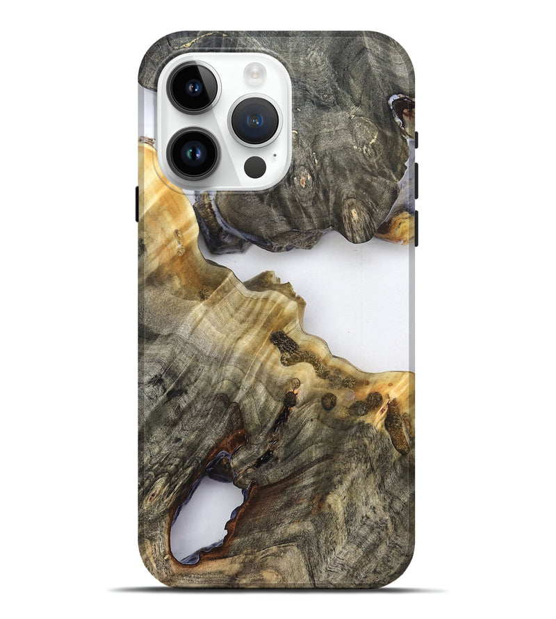iPhone 15 Pro Max Wood Live Edge Phone Case - Camren (Clear, 824632)