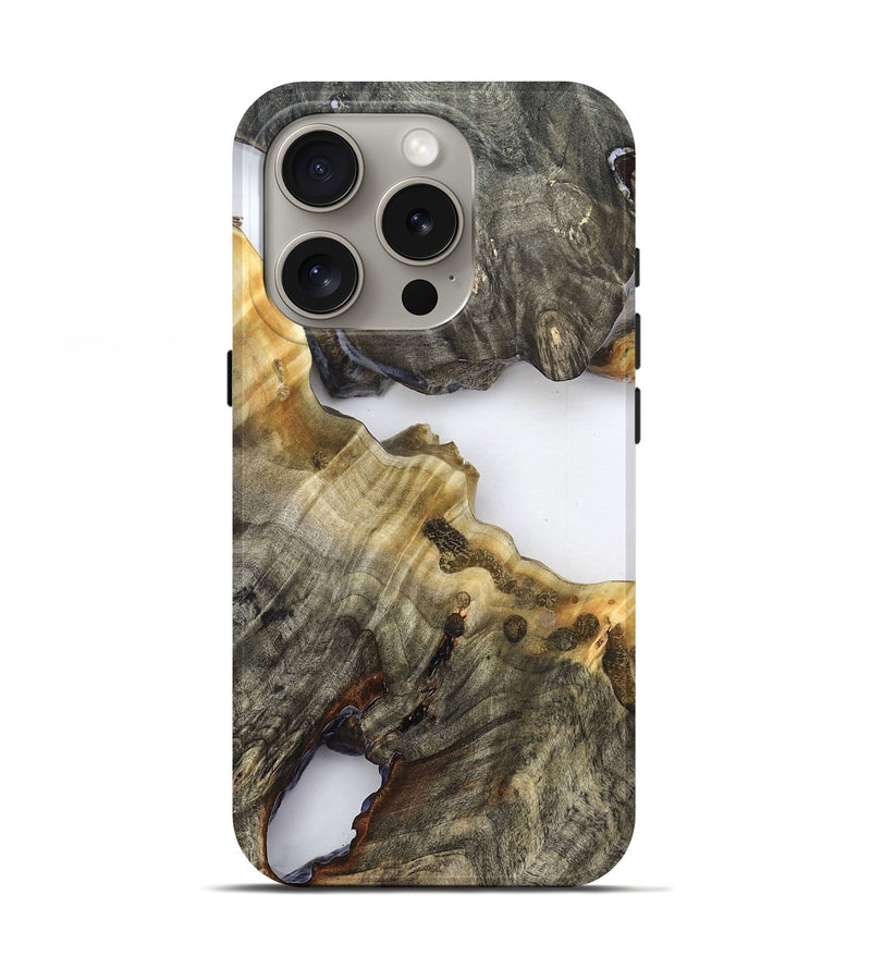 iPhone 16 Pro Wood Live Edge Phone Case - Camren (Clear, 824632)