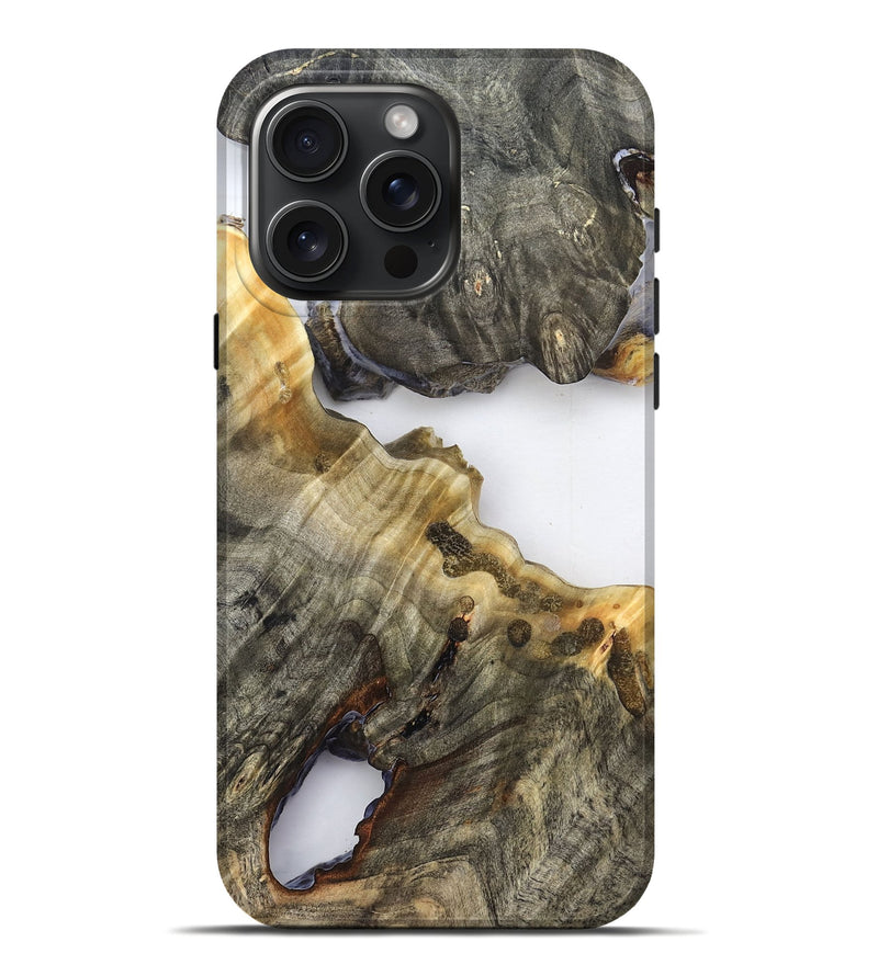 iPhone 16 Pro Max Wood Live Edge Phone Case - Camren (Clear, 824632)