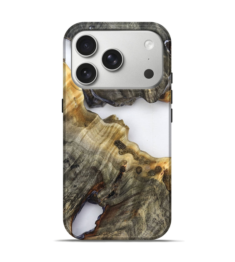 iPhone 17 Pro Wood Live Edge Phone Case - Camren (Clear, 824632)