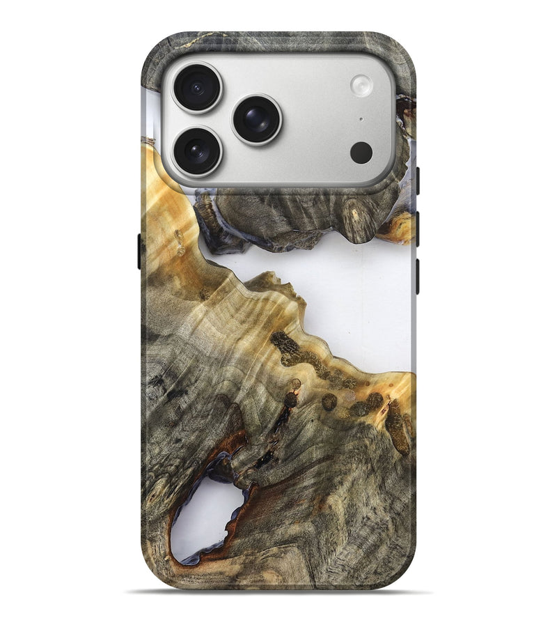 iPhone 17 Pro Max Wood Live Edge Phone Case - Camren (Clear, 824632)