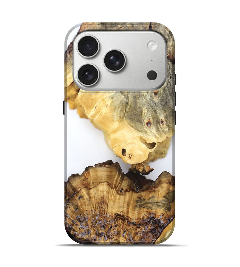 iPhone 17 Pro Wood Live Edge Phone Case - Luz (Clear, 824634)