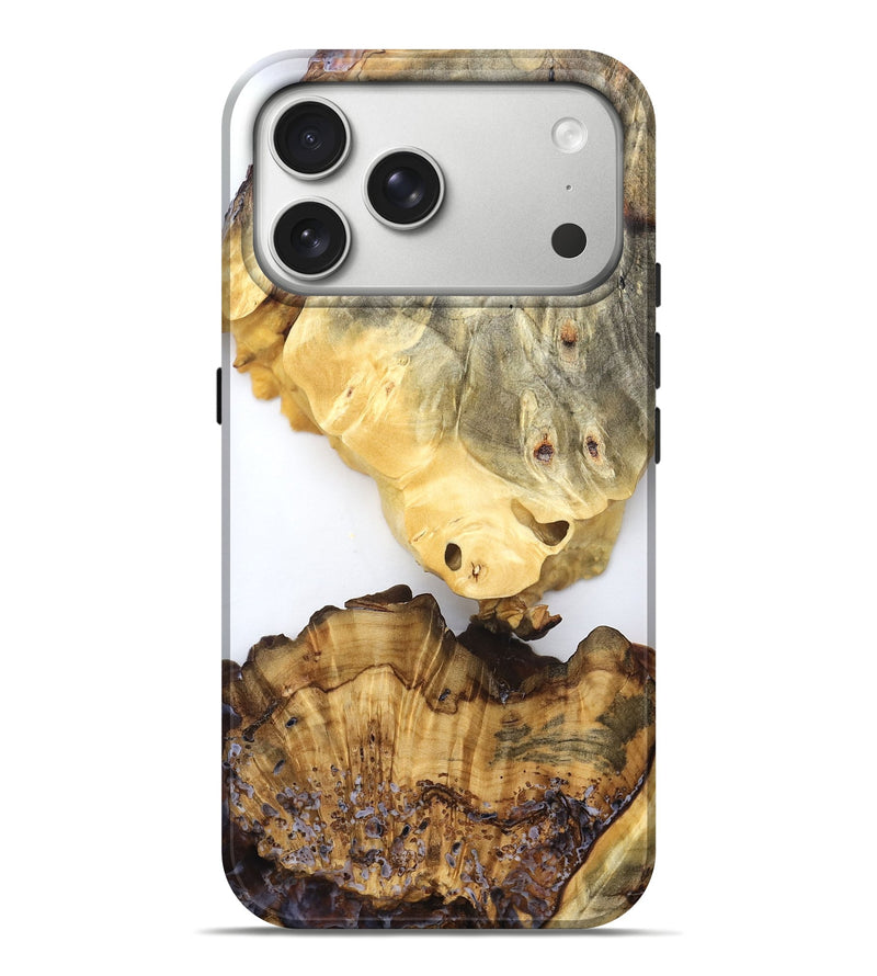 iPhone 17 Pro Max Wood Live Edge Phone Case - Luz (Clear, 824634)