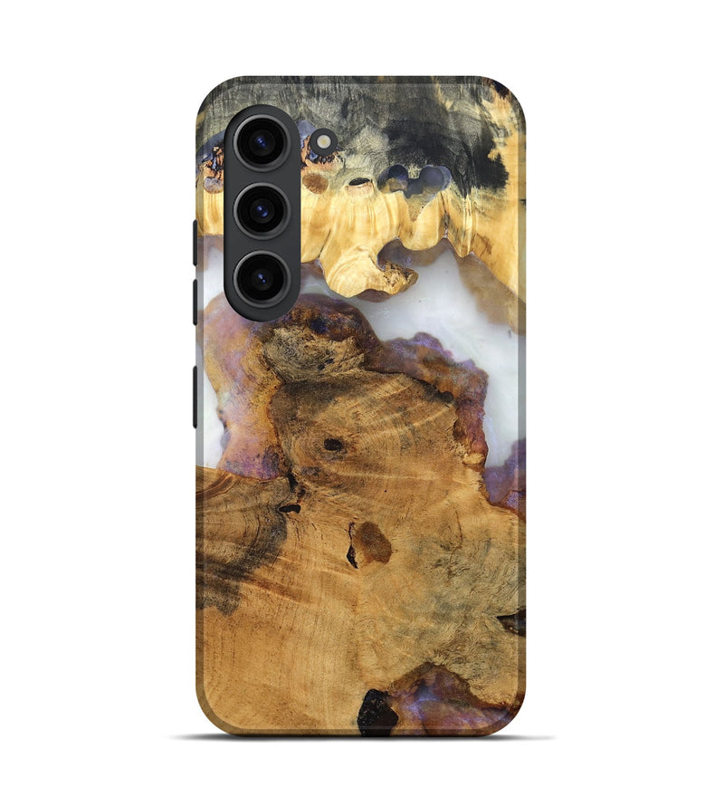 Galaxy S23 Wood Live Edge Phone Case - Anitra (Clear, 824635)