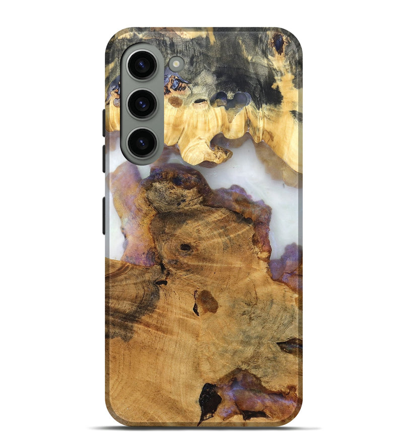 Galaxy S23 Plus Wood Live Edge Phone Case - Anitra (Clear, 824635)