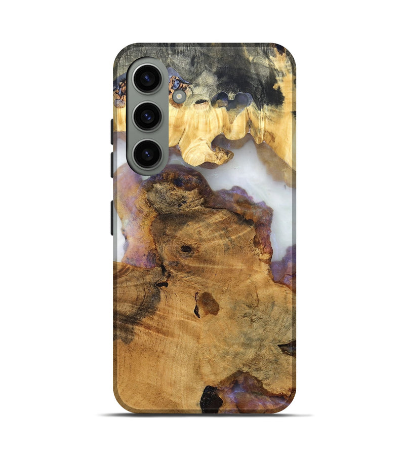 Galaxy S24 Wood Live Edge Phone Case - Anitra (Clear, 824635)