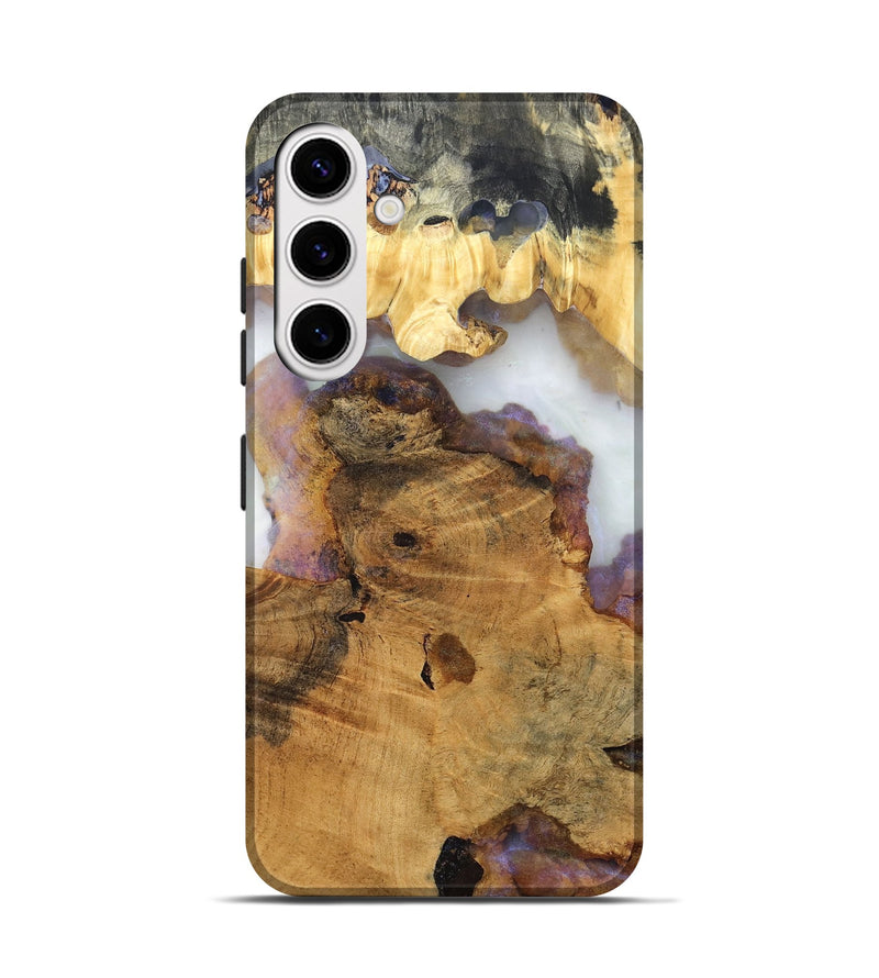 Galaxy S25 Wood Live Edge Phone Case - Anitra (Clear, 824635)