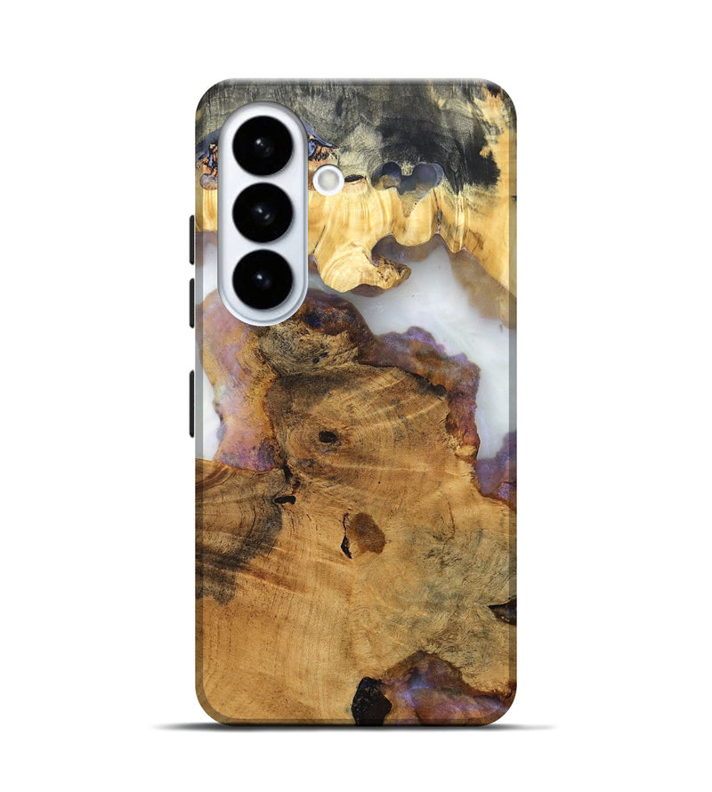 Galaxy S26 Wood Live Edge Phone Case - Anitra (Clear, 824635)