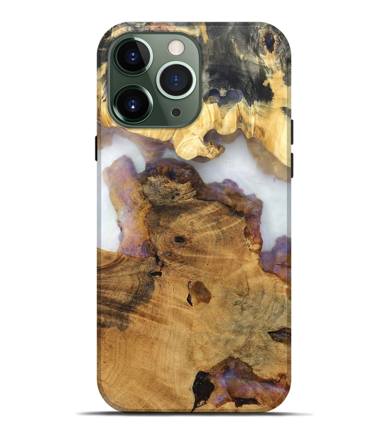 iPhone 13 Pro Max Wood Live Edge Phone Case - Anitra (Clear, 824635)