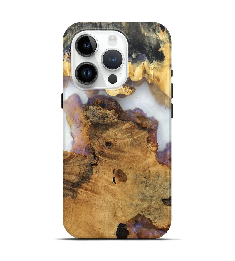 iPhone 15 Pro Wood Live Edge Phone Case - Anitra (Clear, 824635)