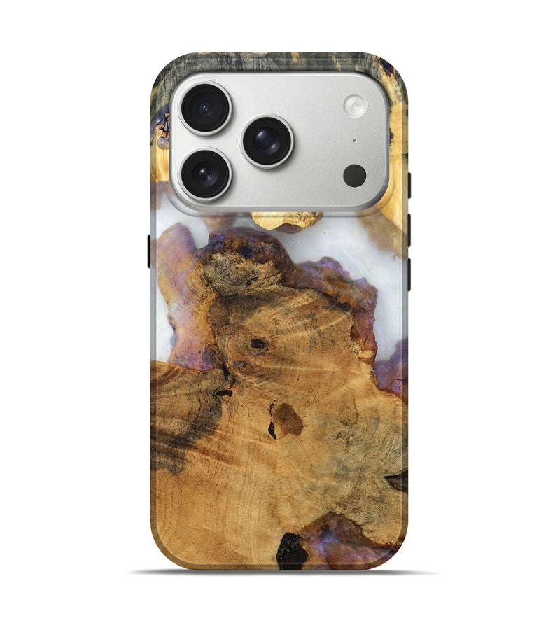 iPhone 17 Pro Wood Live Edge Phone Case - Anitra (Clear, 824635)