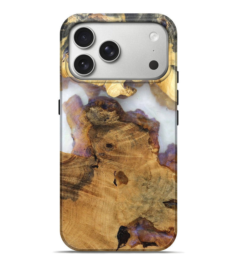 iPhone 17 Pro Max Wood Live Edge Phone Case - Anitra (Clear, 824635)