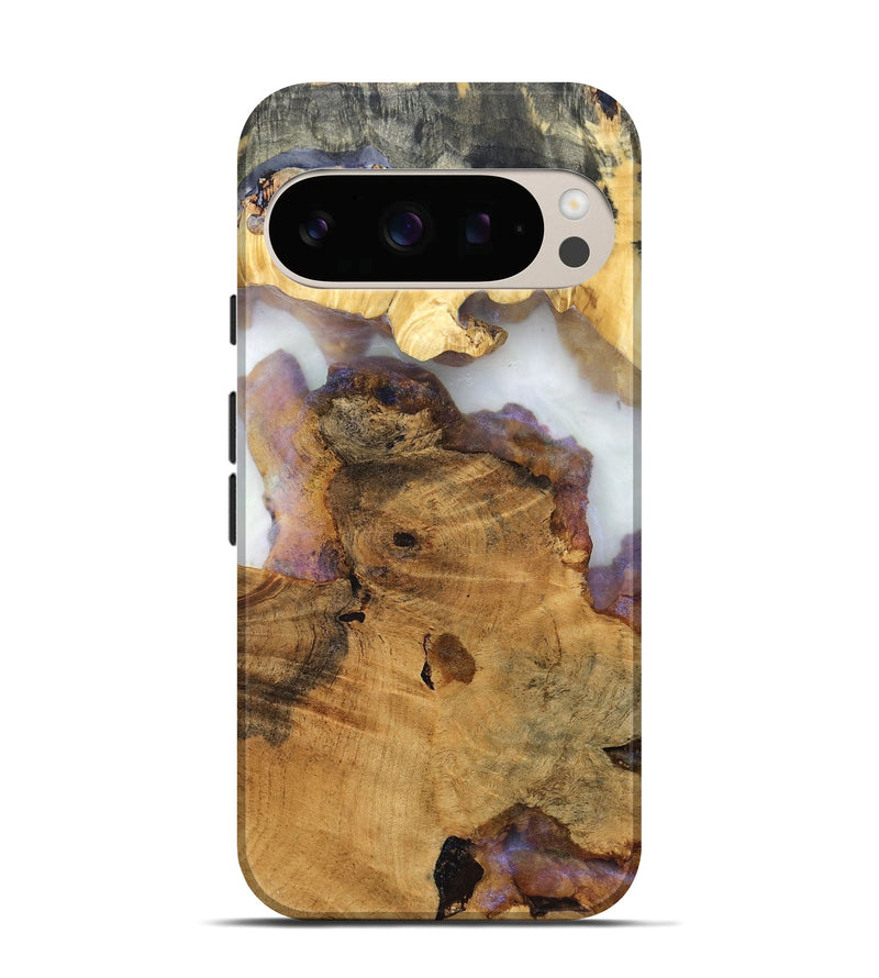 Pixel 10 Pro Wood Live Edge Phone Case - Anitra (Clear, 824635)