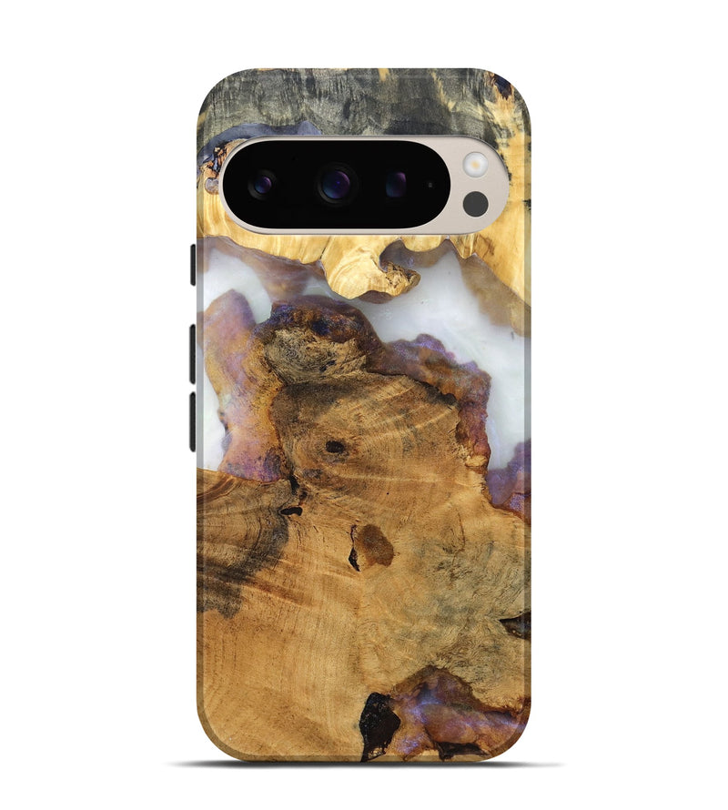 Pixel 9 Wood Live Edge Phone Case - Anitra (Clear, 824635)