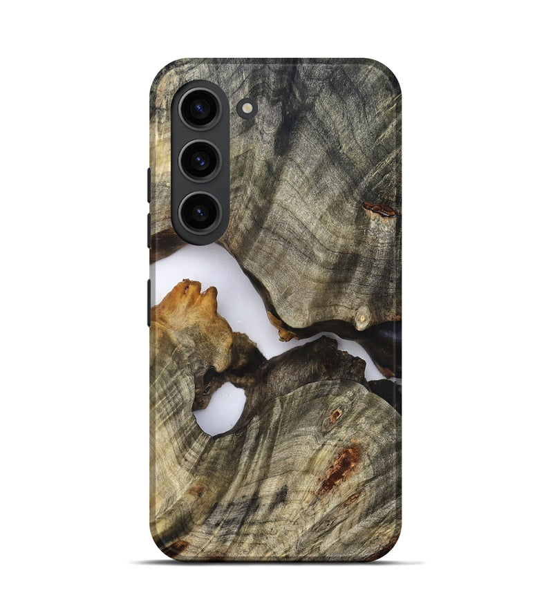 Galaxy S23 Wood Live Edge Phone Case - Nevaeh (Clear, 824639)