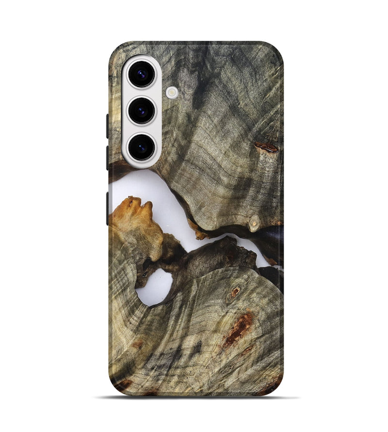 Galaxy S25 Wood Live Edge Phone Case - Nevaeh (Clear, 824639)