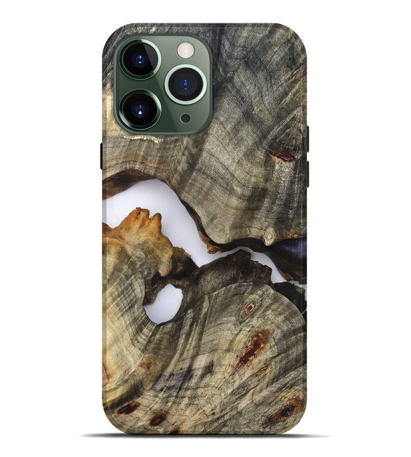 iPhone 13 Pro Max Wood Live Edge Phone Case - Nevaeh (Clear, 824639)