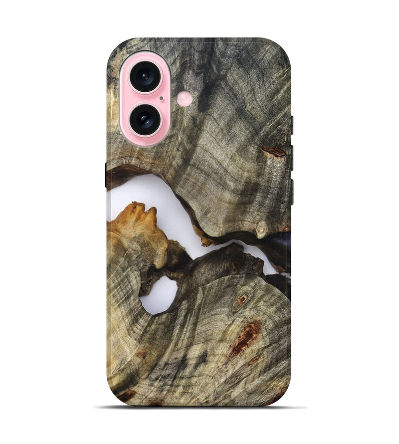 iPhone 17 Wood Live Edge Phone Case - Nevaeh (Clear, 824639)