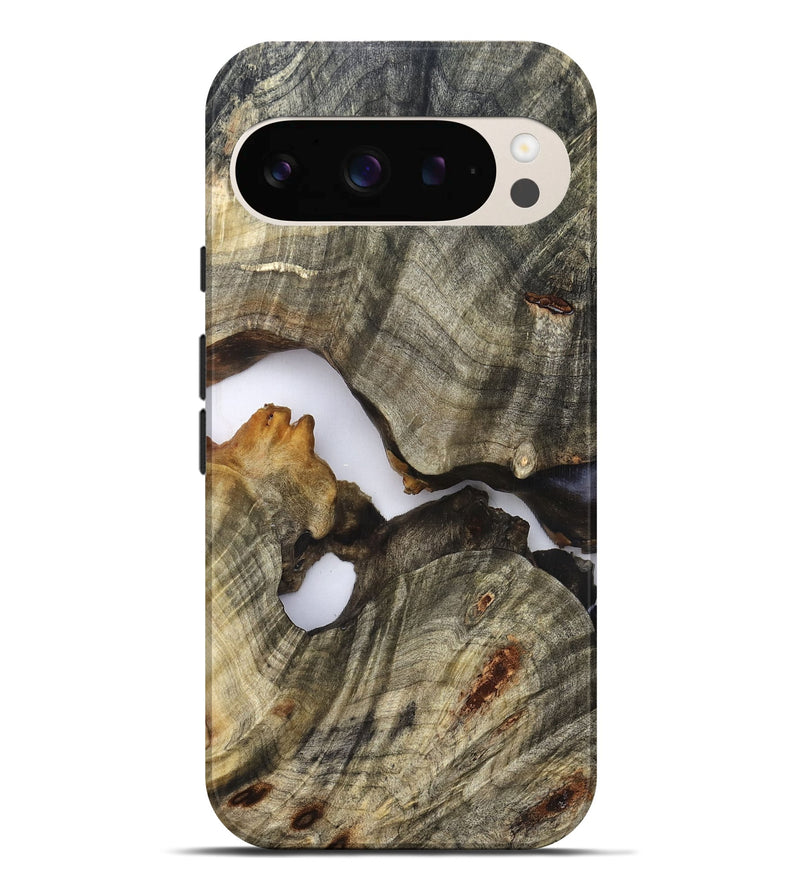 Pixel 9 Pro XL Wood Live Edge Phone Case - Nevaeh (Clear, 824639)
