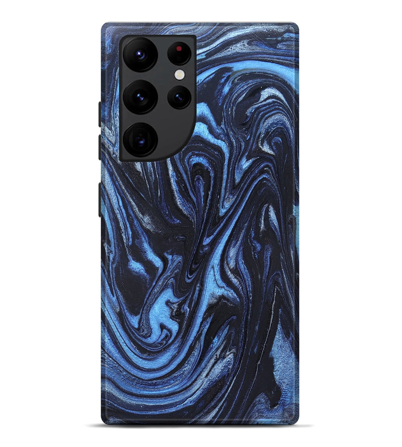 Galaxy S22 Ultra ResinArt Live Edge Phone Case - Jeanine (Blue, 824640)
