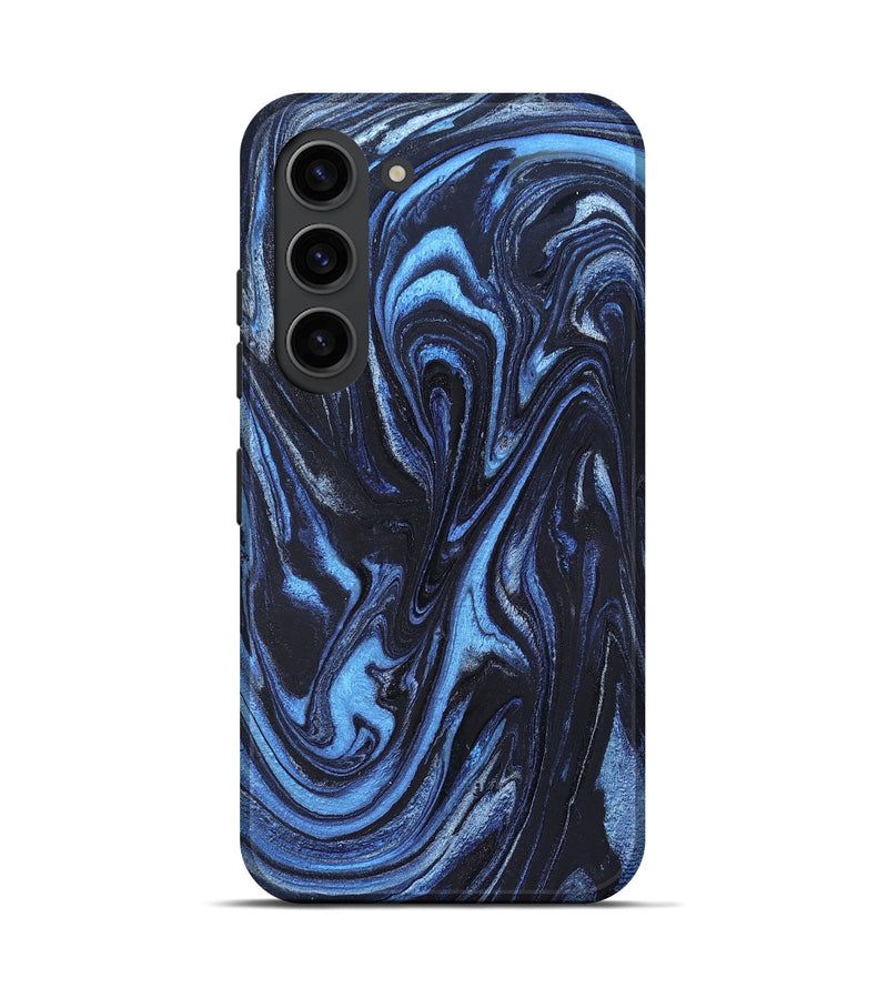 Galaxy S23 ResinArt Live Edge Phone Case - Jeanine (Blue, 824640)