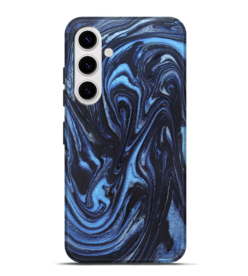Galaxy S25 Plus ResinArt Live Edge Phone Case - Jeanine (Blue, 824640)