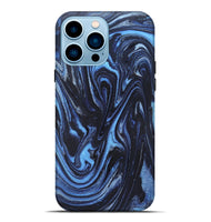 iPhone 14 Pro Max ResinArt Live Edge Phone Case - Jeanine (Blue, 824640)