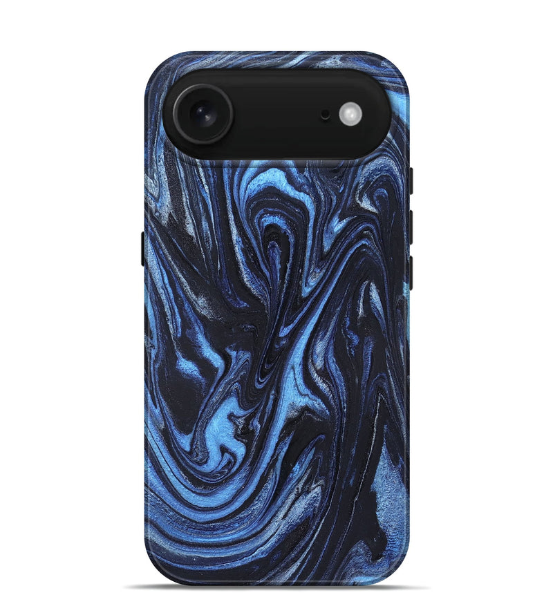 iPhone 17 Air ResinArt Live Edge Phone Case - Jeanine (Blue, 824640)