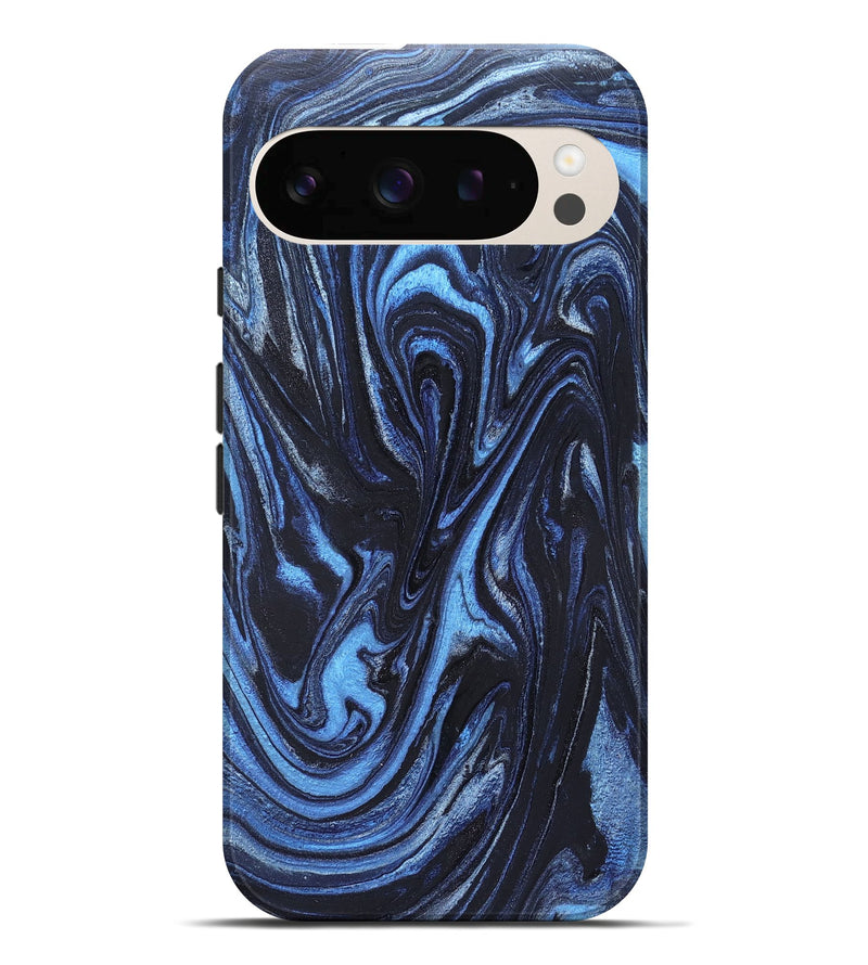 Pixel 10 Pro XL ResinArt Live Edge Phone Case - Jeanine (Blue, 824640)