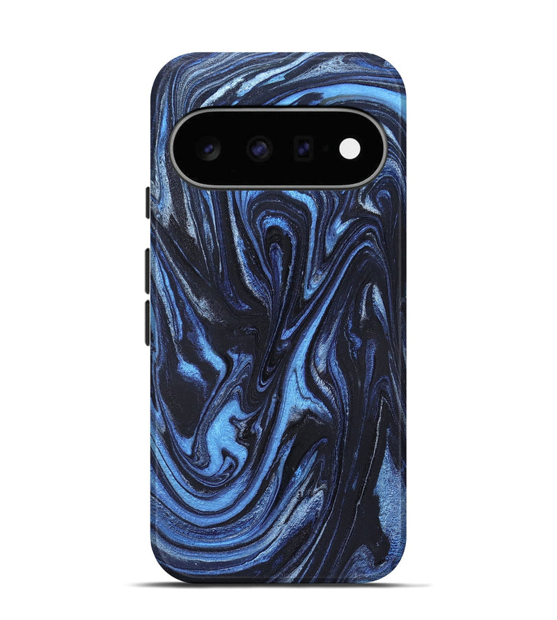 Pixel 11 ResinArt Live Edge Phone Case - Jeanine (Blue, 824640)