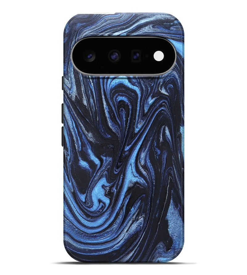 Pixel 11 Pro XL ResinArt Live Edge Phone Case - Jeanine (Blue, 824640)