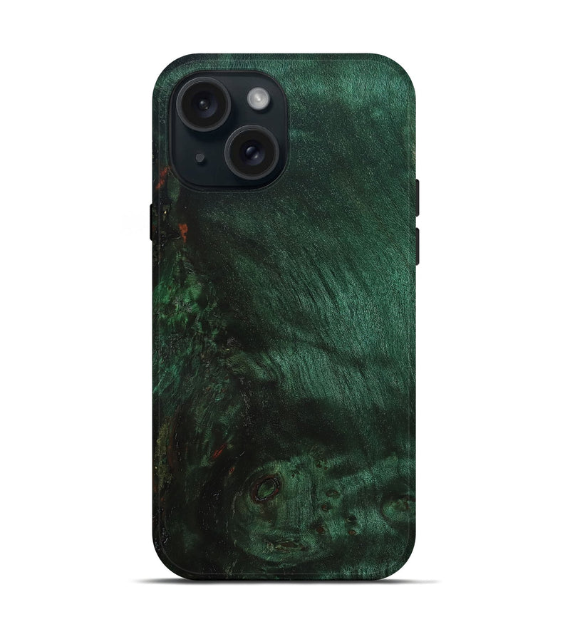 iPhone 15 Wood Live Edge Phone Case - Lavar (Solid Wood, 824642)