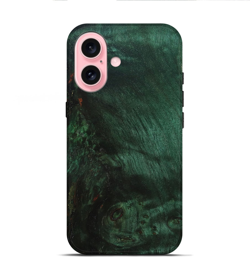 iPhone 16 Wood Live Edge Phone Case - Lavar (Solid Wood, 824642)